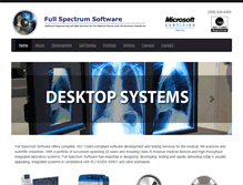 Tablet Screenshot of fullspectrumsoftware.com